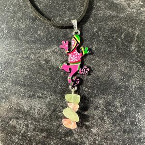 Custom Lizard Pendant Necklace